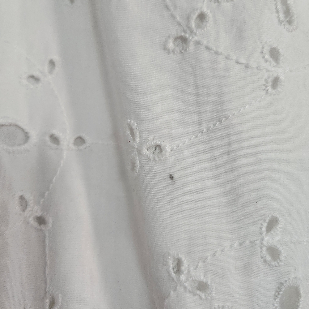 NWT FREE PEOPLE Primavera Eyelet Midi Dress Size S $168 Retail!!FLAW SEE BELOW - Picture 9 of 9